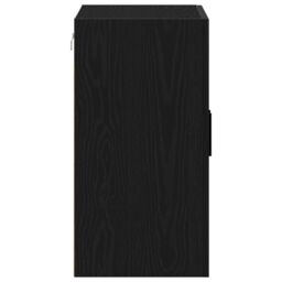 Berkfield Home Wall Cabinet Black Oak 60x31x60 cm Engineered Wood - Size: 60 x 31 x 60 cm - thumbnail 8