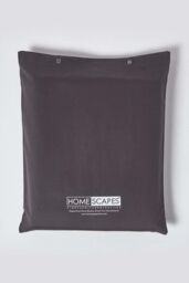 Homescapes Egyptian Cotton Flat Sheet 1000 Thread Count in Charcoal - Size: Single Flat - thumbnail 5