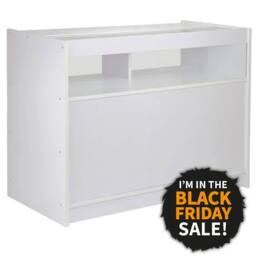 Monstershop B1200 Retail Shop Counter - Brilliant White - thumbnail 2