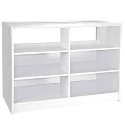 Monstershop B1200 Retail Shop Counter - Brilliant White - thumbnail 3