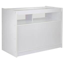 Monstershop B1200 Retail Shop Counter - Brilliant White