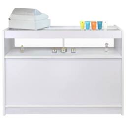 Monstershop B1200 Retail Shop Counter - Brilliant White - thumbnail 5