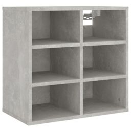 Berkfield Home Shoe Cabinets 2 pcs Concrete Grey 52.5x30x50 cm - thumbnail 5