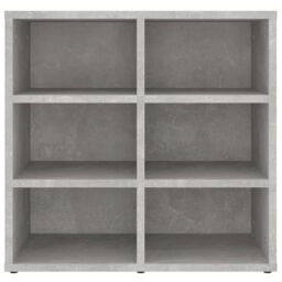 Berkfield Home Shoe Cabinets 2 pcs Concrete Grey 52.5x30x50 cm - thumbnail 6