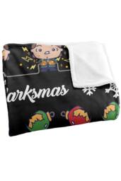 Warner Brothers Christmas Vacation Blanket 152x127cm Merry Clarkmas Soft Throw Blanket - Size: 152x127 cm - thumbnail 3