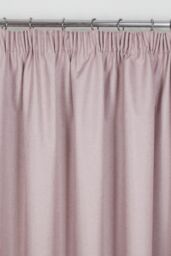 Sundour Eclipse Pencil Pleat Blackout Curtains Taped Curtain Pair in Pink - Size: 117 cm width x 229 cm drop - thumbnail 2