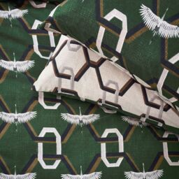 Furn Avalon Duvet Cover Set in Green - Size: Double - thumbnail 2