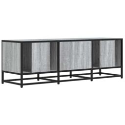 Berkfield Home TV Cabinet Grey Sonoma 120x35x41 cm Engineered Wood & Metal - Size: 120 x 35 x 41 cm - thumbnail 6