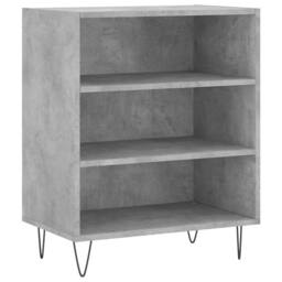 Berkfield Home Sideboard Concrete Grey 57x35x70 cm Engineered Wood - Size: 57 x 35 x 70 cm