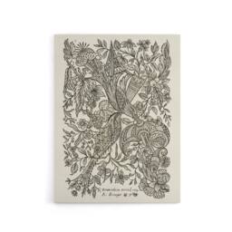 "Artery8 Alexander Senegat Design For Textiles Canvas Wall Art Print in Black - Size: W18"" x H24""" - thumbnail 1