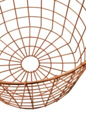 Orsina Functional Copper Finish Round Wire Basket, Stylish Wireframe Basket For Kitchen, High Quality Basket in Gold - thumbnail 4