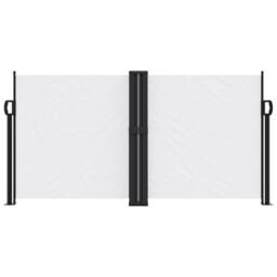 Berkfield Home Retractable Side Awning White 120x600 cm