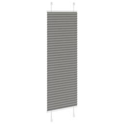 Berkfield Home Pleated Blind Anthracite 50x100 cm Fabric Width 49.4 cm Polyester in Grey - thumbnail 4