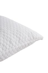 Living and Home Medium Support Shredded Memory Foam Pillow with Removable Washable Bamboo Fiber Honeycomb Pattern Cover, 74cm L x 48cm W - thumbnail 3