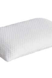 Living and Home Medium Support Shredded Memory Foam Pillow with Removable Washable Bamboo Fiber Honeycomb Pattern Cover, 74cm L x 48cm W - thumbnail 5