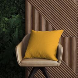 Warren Reed - Designer Cantaloupe Orange Outdoor Cushion - Size: 60 cm x 60 cm - thumbnail 2