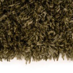 Kukoon Extra Large Fluffy Shaggy Soft Living Room Cosy Fireside Area Rugs 240cm x 330cm in Olive - Size: 240 cm x 330 cm - thumbnail 5