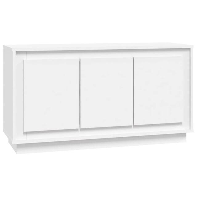 Berkfield Home Sideboard White 102x35x55 cm Engineered Wood - Size: 102 x 35 x 55 cm - image 1