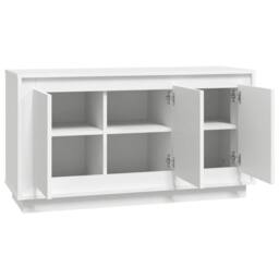 Berkfield Home Sideboard White 102x35x55 cm Engineered Wood - Size: 102 x 35 x 55 cm - thumbnail 6