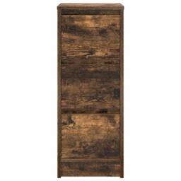 Berkfield Home Sideboard Smoked Oak 29.5x34x76 cm Engineered Wood in Brown - thumbnail 6
