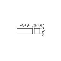 Netlighting Eaco 1 Light Indoor Small Wall Light White Plaster G9 - thumbnail 2