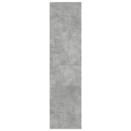 Berkfield Home Wardrobe Concrete Grey 30x50x200 cm Engineered Wood - Size: 30 x 50 x 200 cm - thumbnail 6