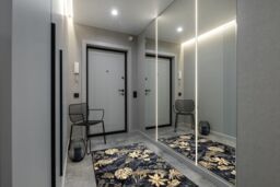 RugsX Anti-Slip Monstera Runner in Gold - Size: 100 cm x 260 cm - thumbnail 3