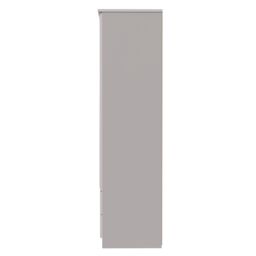 Ready Assembled 2 U Holborn Tall 2 Door 2drw Mirrored Wardrobe (Ready Assembled) in Taupe - thumbnail 2