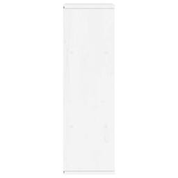 Berkfield Home Side Cabinet with Drawers ODDA White 40x24x79 cm Solid Wood Pine - Size: 40 x 24 x 79 cm - thumbnail 7