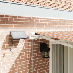 Berkfield Home Manual Retractable Awning with LED Multicolour Stripe 400x300 cm - thumbnail 4