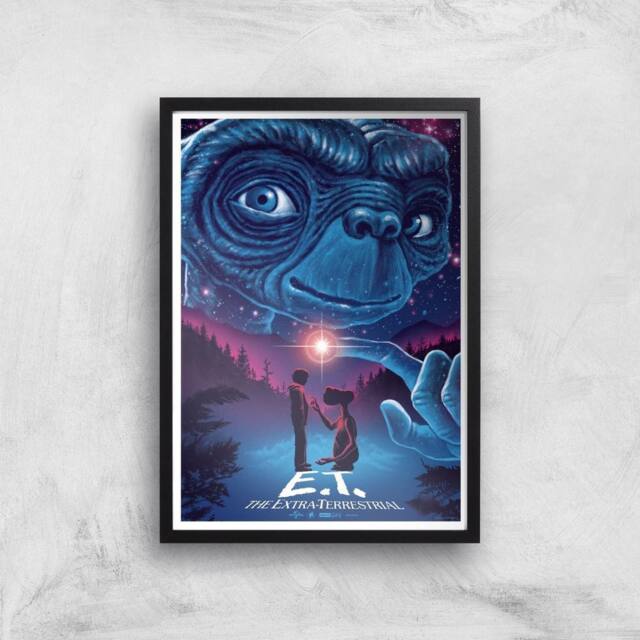 E.T. the Extra-Terrestrial Ghoulish Print Giclee Art Print - Size: A2