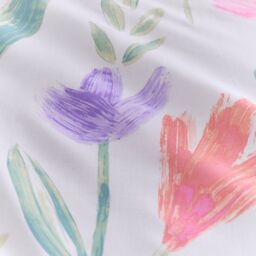 Portfolio Home Charlotte Floral Duvet Cover Quilt Set with Pillowcase - Size: Double - thumbnail 2