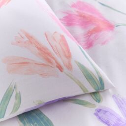 Portfolio Home Charlotte Floral Duvet Cover Quilt Set with Pillowcase - Size: Double - thumbnail 3