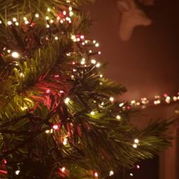 Samuel Alexander 18.7m 750 LED TreeBrights Christmas String Lights with Timer in Red & Vintage Gold - thumbnail 3