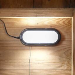 Marco Paul Black Solar Powered Bright LED Shed Light with Pull Cord - thumbnail 1
