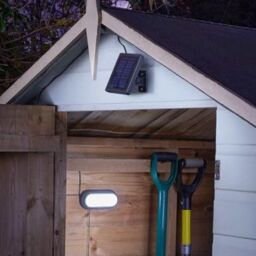 Marco Paul Black Solar Powered Bright LED Shed Light with Pull Cord - thumbnail 3