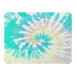 Benjamin Tate Design Tie Dye Pattern Shibori Print Blanket in Natural - Size: 120 cm x 150 cm - thumbnail 1