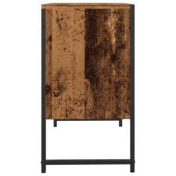 Berkfield Home Bathroom Sink Cabinet Old Wood 80x33x60 cm Engineered Wood in Brown - Size: 80 x 33 x 60 cm - thumbnail 6