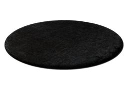 RugsX Dywaniki Łazienkowe Rug in Black - Size: 100 cm diameter - thumbnail 2