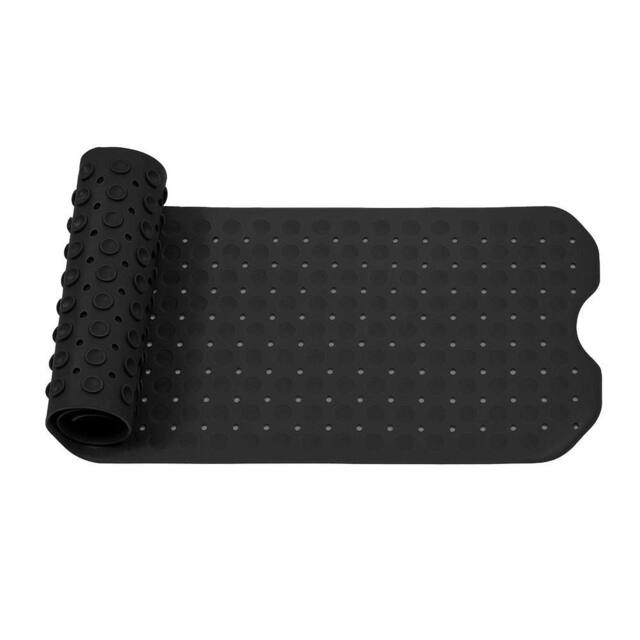 K Collection Premium Rubber Shower Mat in Black - image 1
