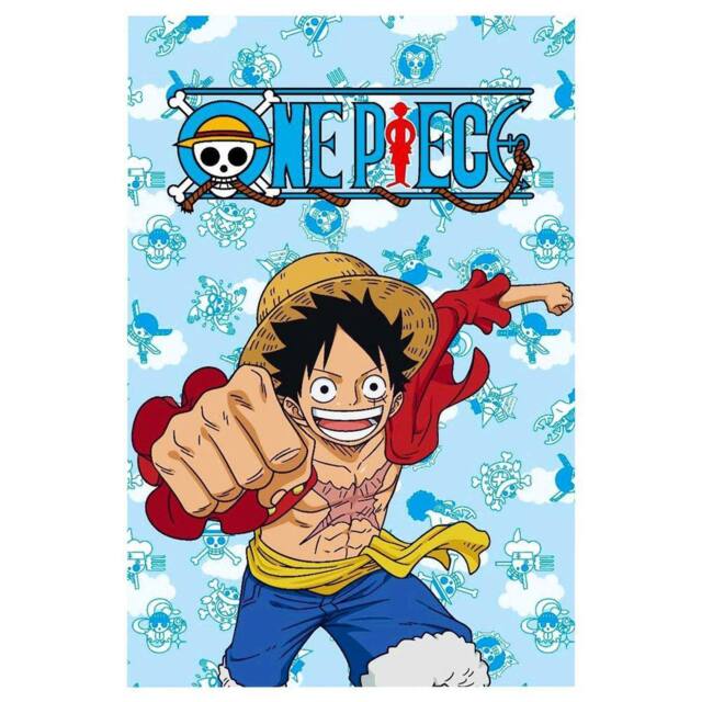One Piece Fleece Monkey D. Luffy Blanket - Size: Crib - image 1