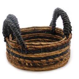 KDMD Banana Leaf & Hitam Raffia Basket- Set of 2 - thumbnail 1