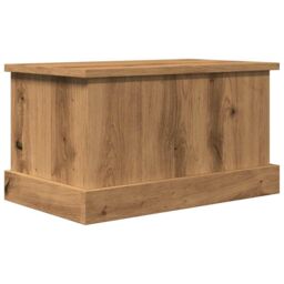 Berkfield Home Storage Box Artisan Oak 30x50x28 cm Engineered Wood in Brown - Size: 30 x 50 x 28 cm - thumbnail 2