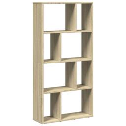 Berkfield Home Durable Bookcase Sonoma Oak 60x20x120 cm Engineered Wood in Light Brown - Size: 60 x 20 x 120 cm - thumbnail 7