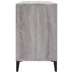 Berkfield Home Shoe Cabinet Grey Sonoma 102x36x60 cm Engineered Wood - Size: 102 x 36 x 60 cm - thumbnail 6