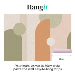 Superfresco Easy Curve & Arch Geo Green RustPrint To Order 3m x 2.8m Mural - thumbnail 3