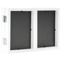 Berkfield Home Trifold Photo Frame Collage White 22x15 cm+2x - Size: 22x15 cm - thumbnail 4
