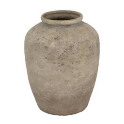 Lemon Pavilion Furniture and Decor Deruta Medium Mottled Vase - Ceramic - L30 x W30 x H40 cm - Grey - thumbnail 1