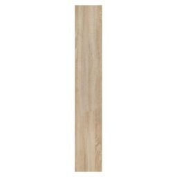 Berkfield Home Shoe Cabinet Sonoma Oak 63x24x147 cm Engineered Wood in Brown - Size: 63 x 24 x 147 cm - thumbnail 5