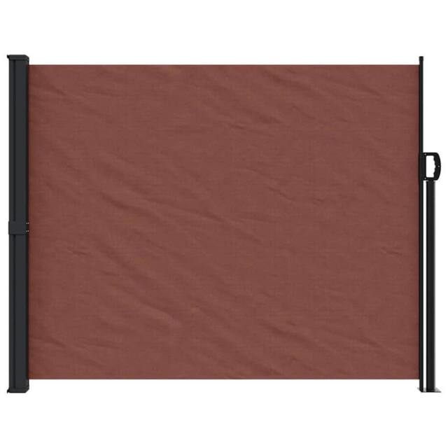 Berkfield Home Retractable Side Awning Brown 160x300 cm - image 1